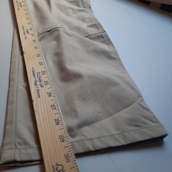 5.11 Tactical Taclite Pro Pants Womens 4 Khaki Ripstop Cargo Pockets Work Range - Picture 10 of 11